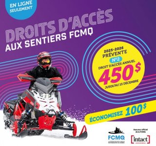 2e prévente du Droit d'Accès 2025-2026