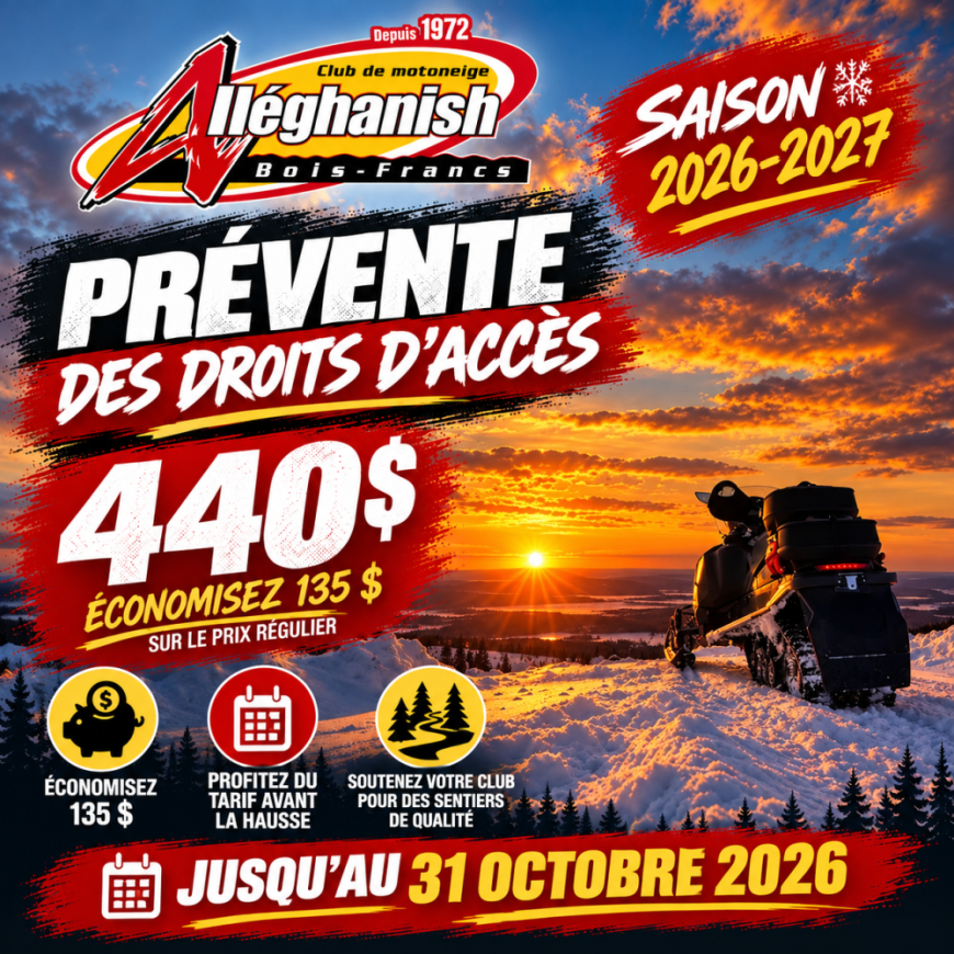 Droit d'accès 2026-2027